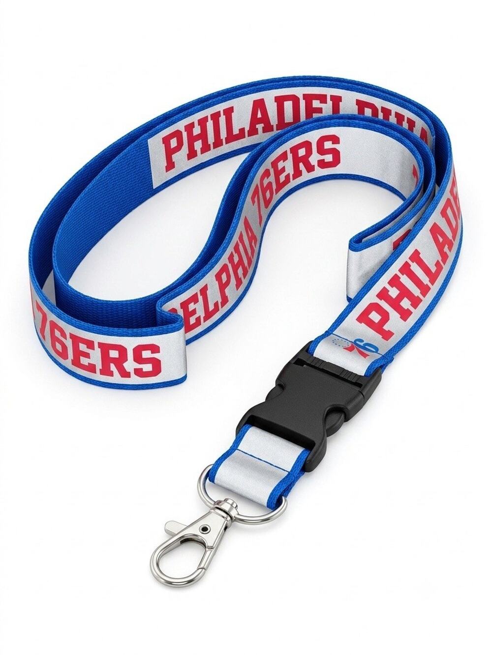 Philadelphia 76ers NBA Reflective Team Detachable Lanyard